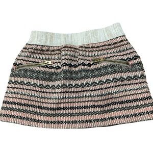 OshKosh B'gosh Pink and Black Striped Mini Skirt